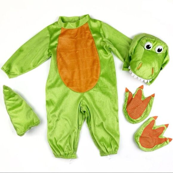 Baby Infant Baby T-Rex Dress-Up Halloween Costume Size 0-6M - Picture 4 of 7